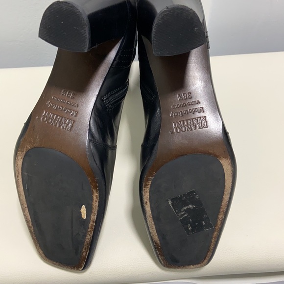 Franco Martini Fine Italian Leather Boots, size 81/2, color black - Picture 6 of 6